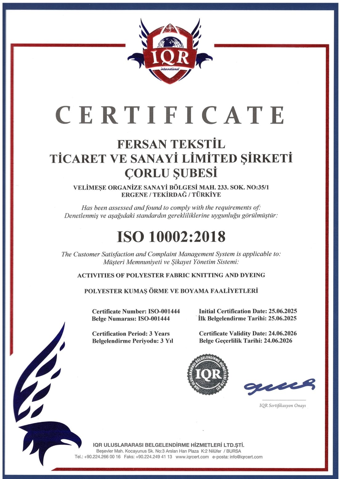 Soddisfazione del cliente e gestione dei reclami
