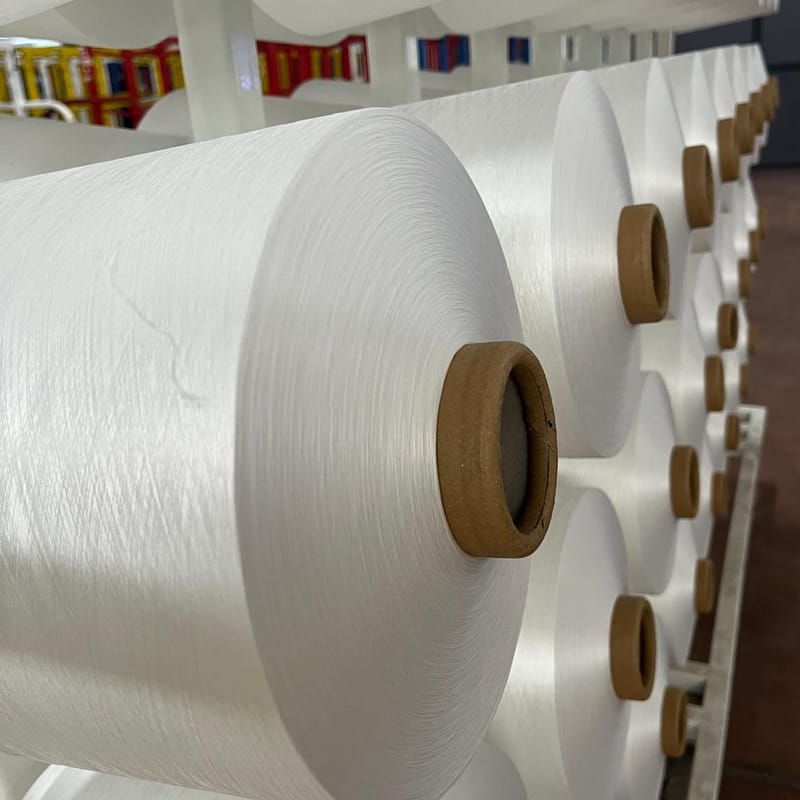 Mikrofilament (Microfilament) — polyester iplik bobini — Fersan Çorlu tesisi